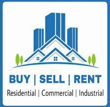 किराये हेतु उप्लब्ध Ground floor office/bank portion - Includes 1 hall, 4 rooms, kitchen, 3 bathrooms, living room, and parking space. Available for rent.